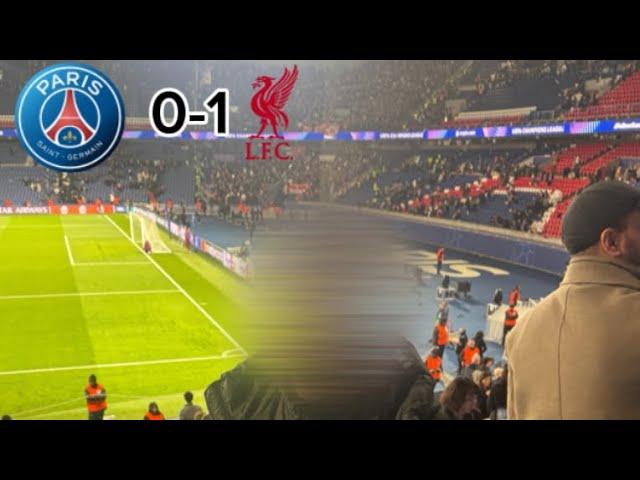 Paris 0-1 Liverpool au parc des princes vlog (victoire par chance et grâce à un grand Alisson)