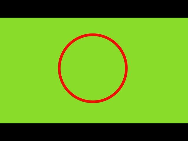 Green screen circle animation effect | Chroma key circle without copyright|