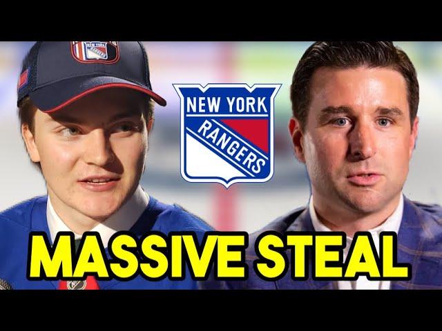 POTENTIAL STEAL... New York Rangers MAY HAVE FOUND A STEAL In The 2024 NHL DRAFT!