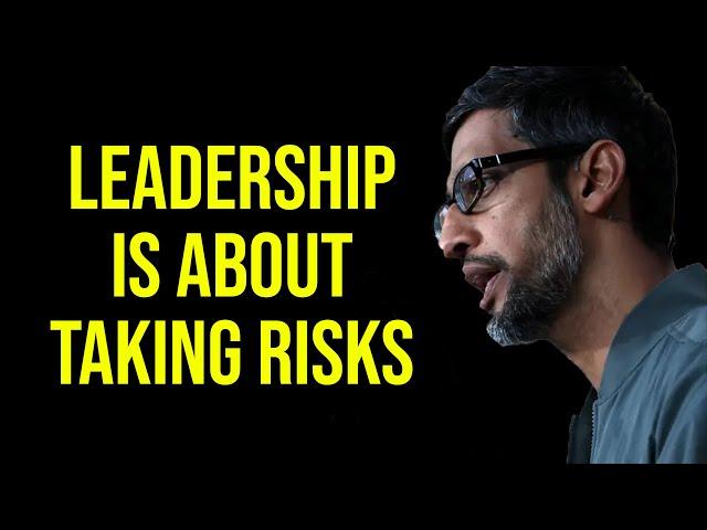 Leadership is about taking risks | Sundar Pichai | Motivational | Goal Quest