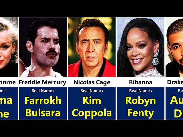 Celebrities and Their Real Names You'll Never Believe
