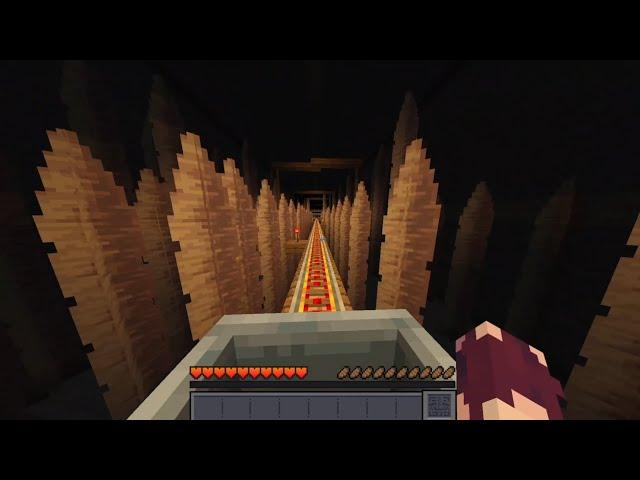 Doors Floor 2, First Seek Chase recreated in Minecraft