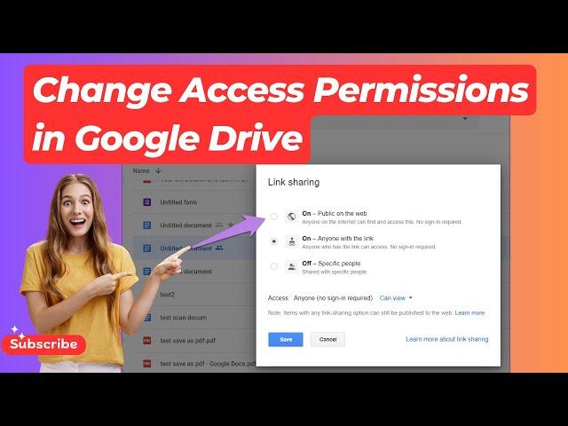 How to Change Access Permissions in Google Drive | Remove Access Permissions From Google Drive