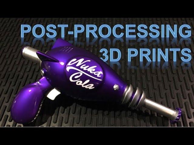 How to Post Process Your 3D Printed Props For Cheap