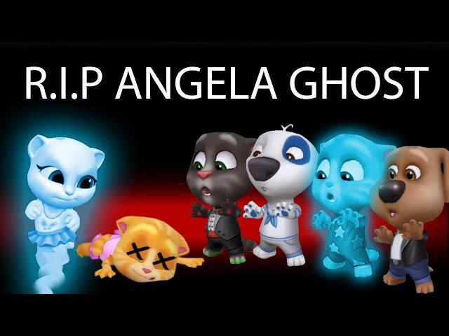 R.I.P GINGER. ANGELA GHOST is BACK - My Talking Tom Friends - AMONG US