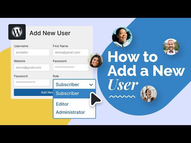 How to Add a New User in WordPress