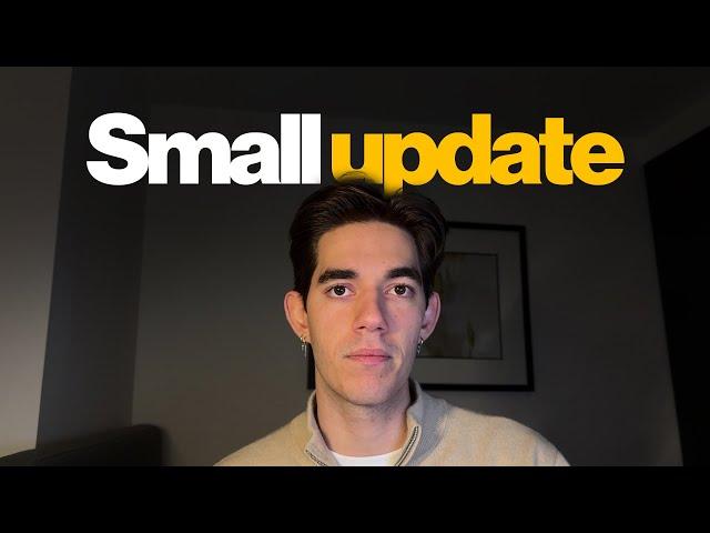 Small (stressful) update | #386