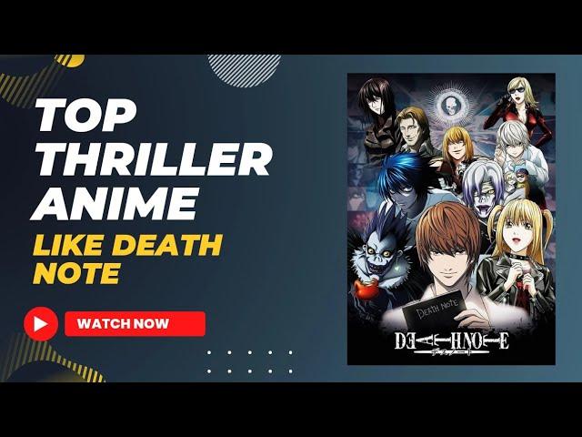 Top anime like death note