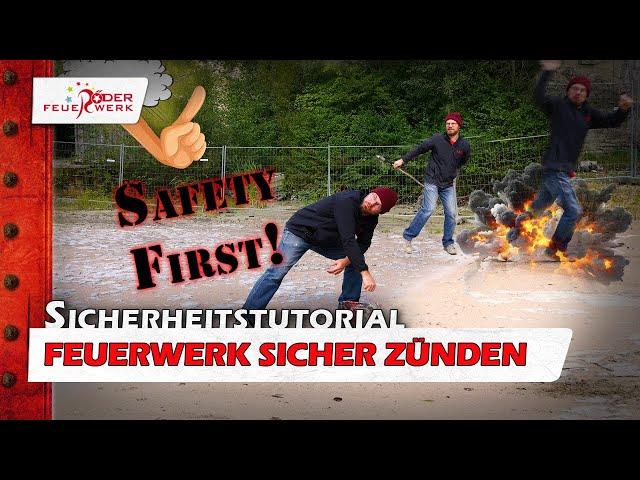 Was Du noch nicht über "Feuerwerk sicher zünden" wusstest