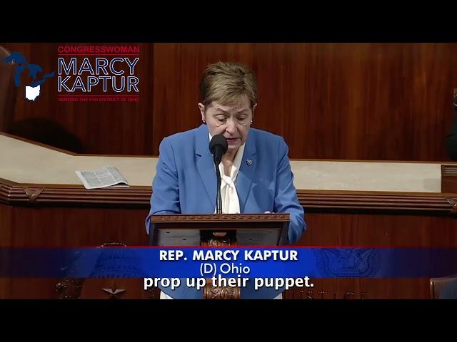 Congresswoman Kaptur Floor Speech On Fall Of Assad Regime And Dawn Of New Day For The Syrian People