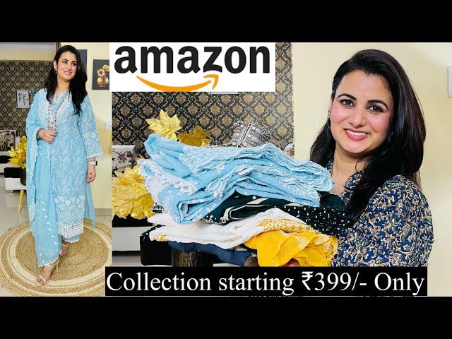 Amazon Summer Kurta Set & Jewellery Haul, Cotton Kurta Pant With Dupatta, Kurta Salwar, Co-Ord Set