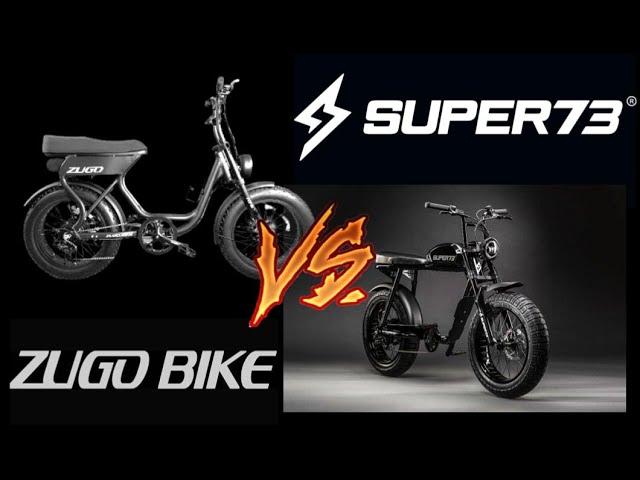 Zugo Rhino Ebike VS Super73 S2 throttle and pedal race test