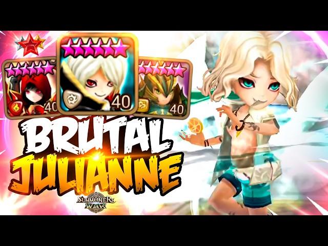 He Plays with UNKILLABLE JULIANNE in Summoners War G2-G3 Rank