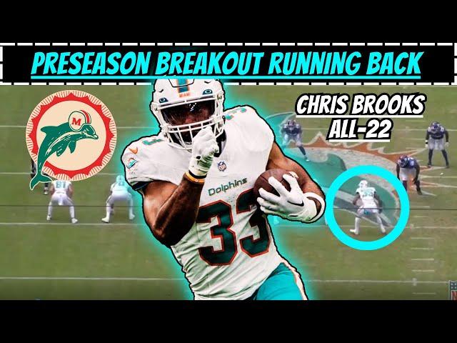 Film Breakdown: Chris Brooks is a SLEEPER RB to Know for the Miami Dolphins