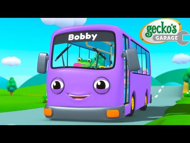 Gecko's BUS SING ALONG | Gecko's Garage Songs｜Kids Songs｜Trucks for Kids