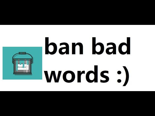 How to blacklist bad words (w/ arcane)