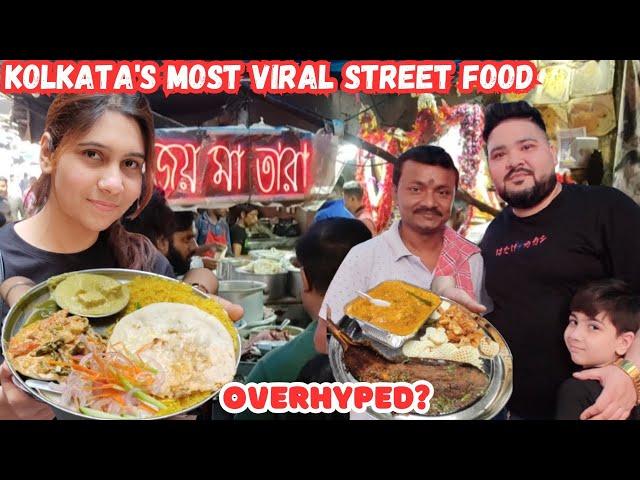 Kolkata's Most Viral Street Food||Joy Maa Tara||Arun Da Stall||Dacres Lane Street Food Tour