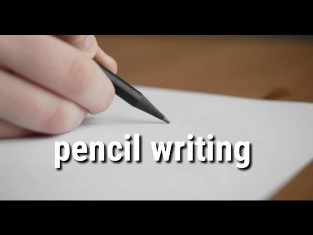 sound effect|pencil writing|free