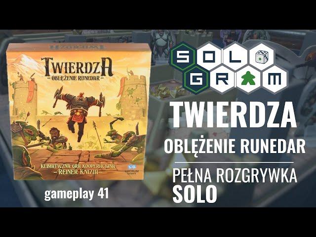 Twierdza - Oblężenie Runedar | pełna rozgrywka solo | zasady gry | gameplay 41