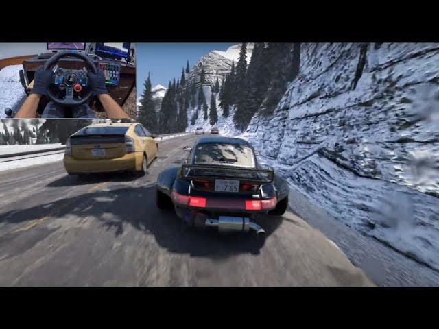 Porsche 911 screaming via Lake Louise - Assetto Corsa | Logitech G29