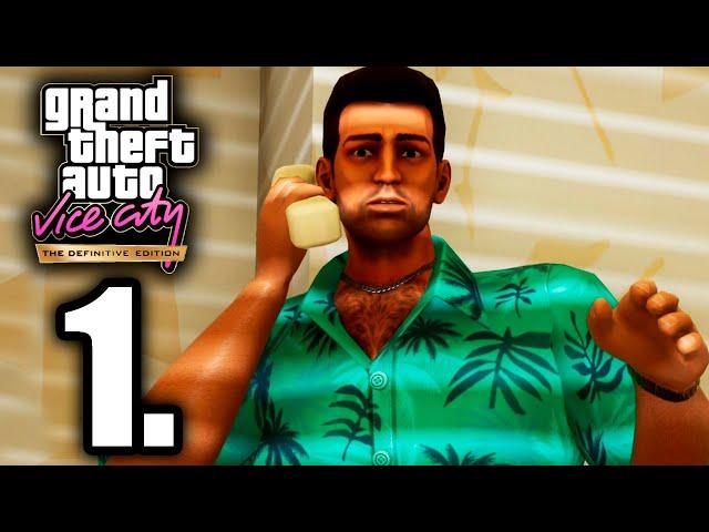 GTA VICE CITY DEFINITIVE EDITION *REMASTERED* PARTE 1 - GAMEPLAY ESPAÑOL