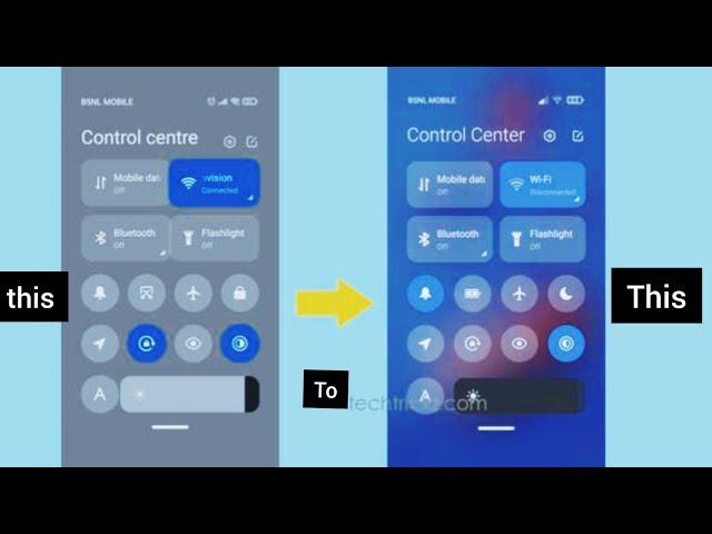 Fix MIUI 12/12.5/13 Control Center Blur | Enable Official Control Blur On Any Xiaomi Phone [NO ROOT]