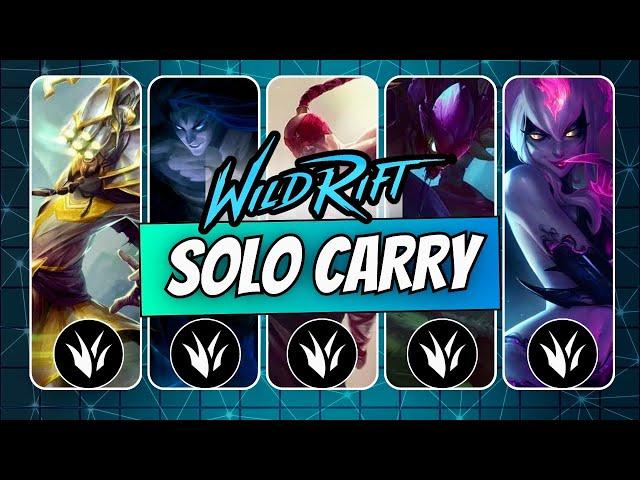 Best Junglers to SOLO CARRY in Ranked - Wild Rift