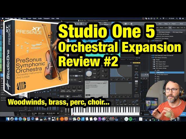 Presonus Symphonic Orchestra review #2 Studio One 5 expansion