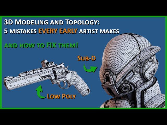 Mastering 3D Modeling: Top 5 Topology Mistakes to Avoid