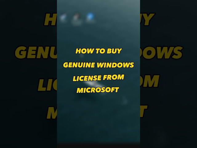 How To Buy Genuine Windows 10/11 Licenses From Microsoft 