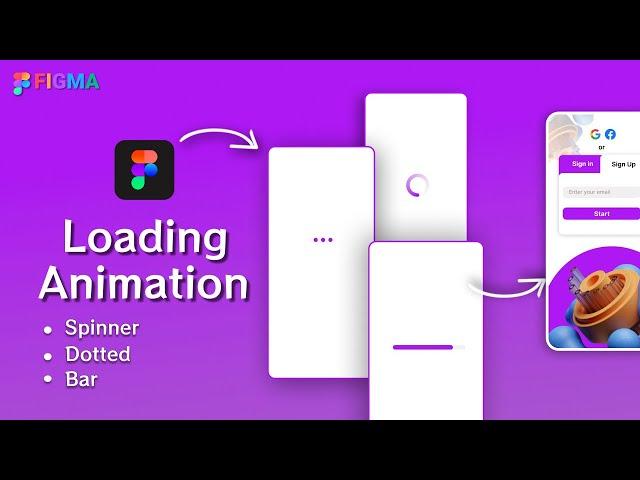 Figma Basic: Loading animation in figma | Figma loading animation