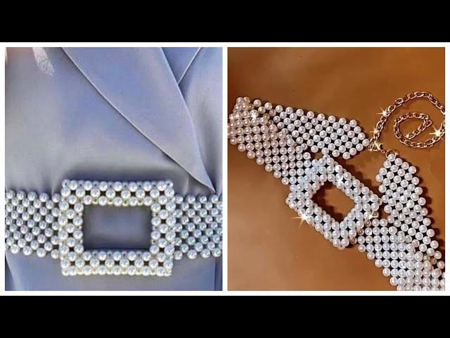 DIY WAIST BEAD BELT// HOW TO MAKE A FASHIONABLE BEAD BELT