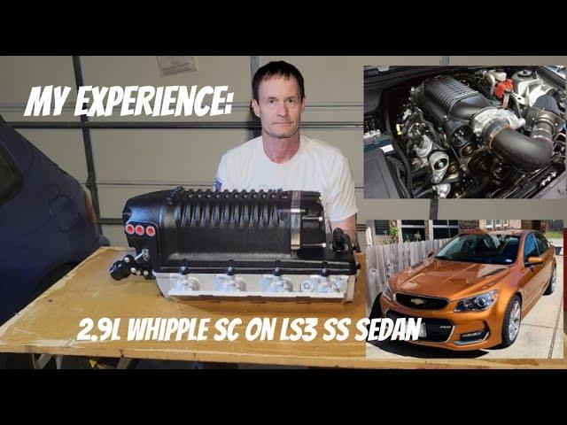 Whipple 2.9L Supercharger on LS3 Chevy SS