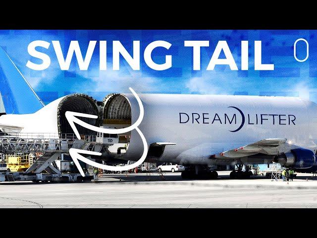 How Does The Boeing Dreamlifter’s Swing Tail Door Work?