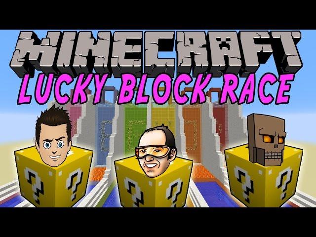 LUCKY BLOCK RACE 1.8 | MINECRAFT med DualDGaming Extra & JNX