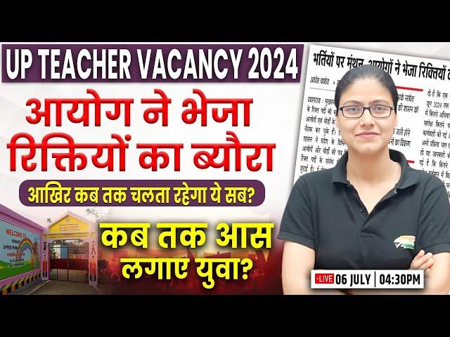 UP Teacher New Vacancy | आयोग ने भेजा भर्तियों का विवरण, शिक्षक भर्ती कब तक?, Update By Gargi Mam