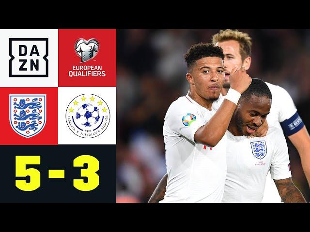 Sanchos Premierentreffer beenden Kosovo-Siegesserie: England - Kosovo 5:3 | EM-Quali | DAZN