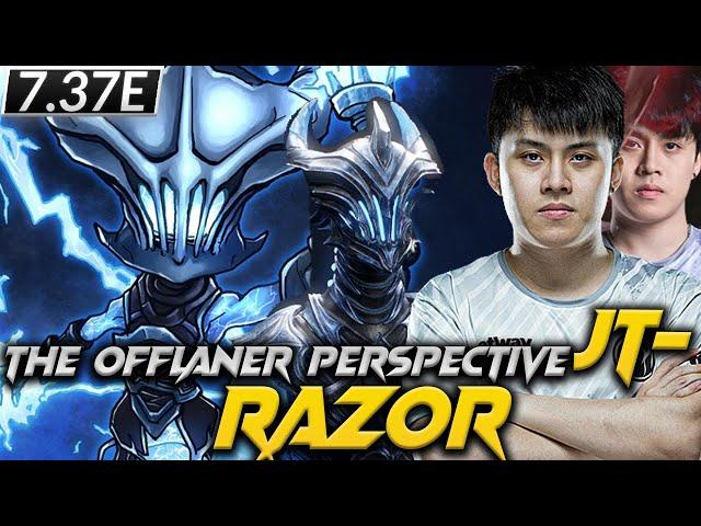 JT - Razor The Offlaner - dota 2 PRo Full Gameplay patch 7.37e #jt #razor