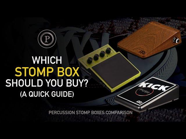 What Stomp Box Should You Buy? Roland SPD One Kick vs Meinl Kick STB1 vs Meinl Analog Stomp Box MPS1