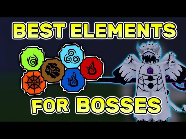 *WORST TO BEST* Elements For PVE (Giant Bosses) | Shindo Life Element Tier List