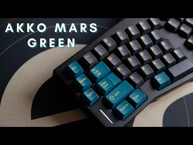 AKKO Mars Green Cherry Profile Keycaps