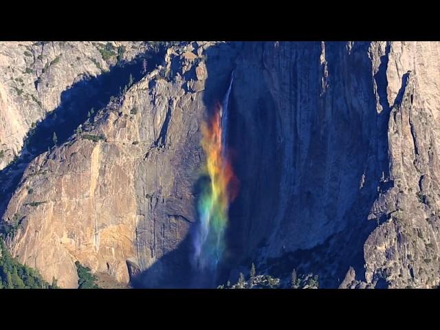 Greg Harlow Media Rare Yosemite Falls Rainbow Time-lapse