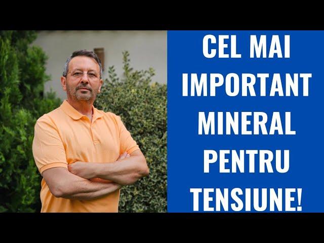 Cel mai important mineral pentru tensiune! Nu e sodiul!