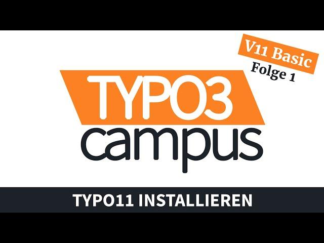 TYPO3 11 Grundkurs: Folge 1 - Installation