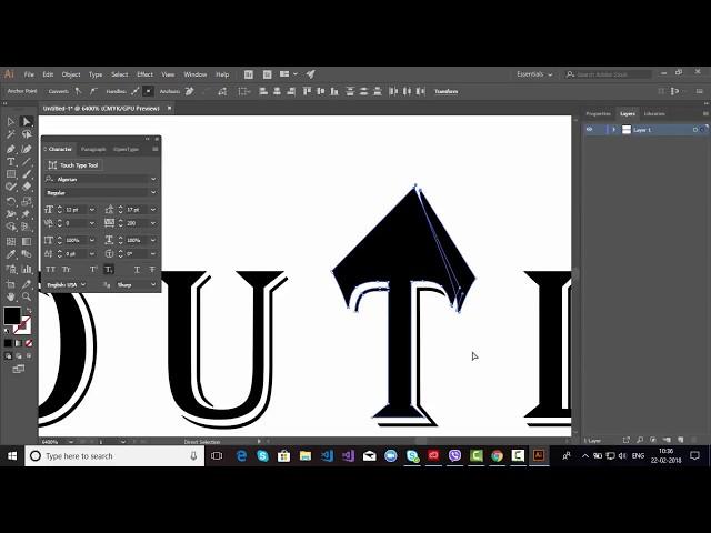 Leading, Kerning, Tracking and Create Outlines in Adobe Illustrator CC