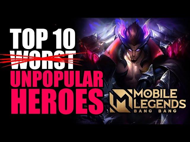 PLAYERS DON'T PICK THESE HEROES IN MOBILE LEGENDS