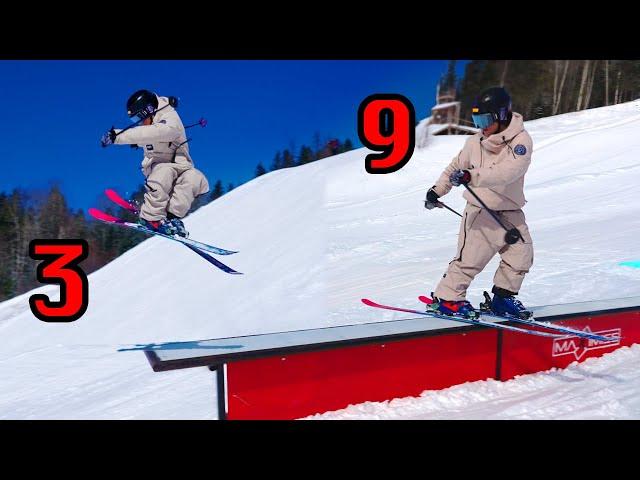 10 First Tricks To Learn on Skis