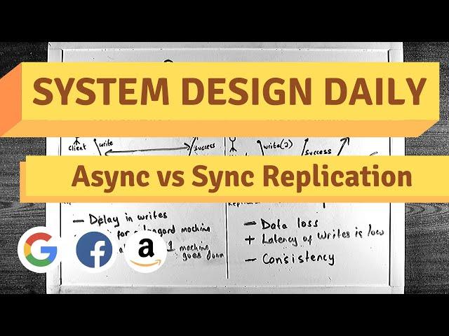 Async vs Sync Replication