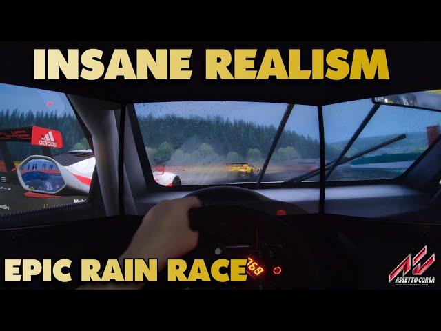 Assetto Corsa | SOL 2.0 + CSP 1.72 | Epic POV Rain Race @ Spa | Insane Realism Incredible Immersion