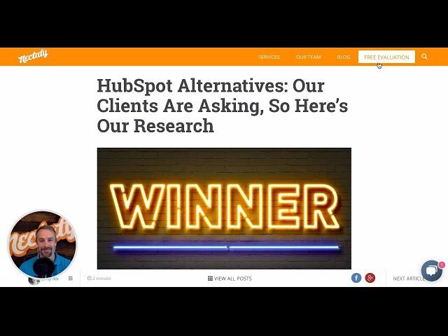 CEO Summary: HubSpot Alternatives: Our Clients Are Asking, So Here's Our Research | Nectafy